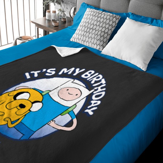Discover Adventure Time Birthday Adventure Baby Blankets