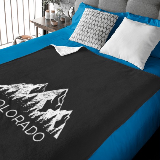 Discover Colorado T Shirt Cool Colorado Rocky Mountains Tee Baby Blankets