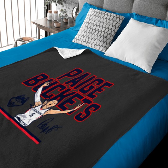 Discover Paige Bueckers Buckets Unisex Baby Blankets, Basketball Player irt