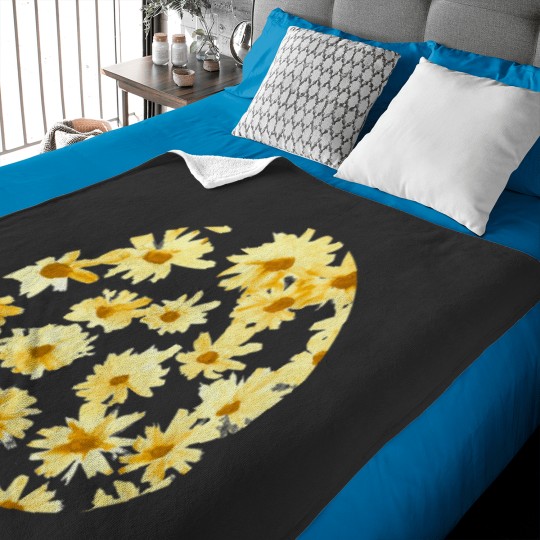 Discover Summer flowers Classic Baby Blankets