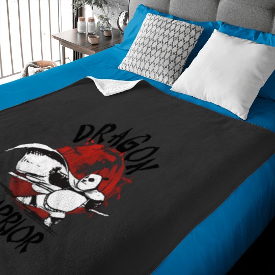 Discover Kung Fu Panda Dragon Warrior Action Pose Portrait Baby Blankets