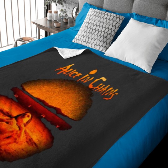 Discover alice chains logo in tshirt Baby Blankets