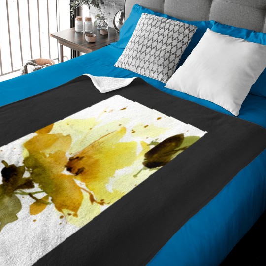 Discover Yellow rose Graphic Baby Blankets