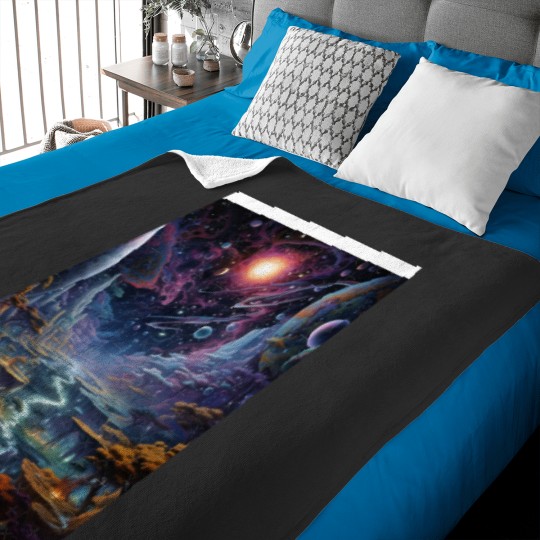 Discover Cosmic Dream Land Graphic Baby Blankets