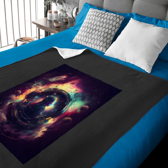 Discover cosmic sound Classic Baby Blankets