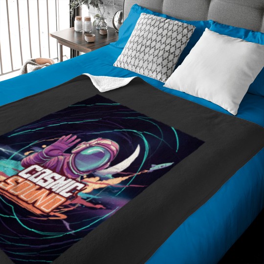 Discover Cosmic sounds Classic Baby Blankets