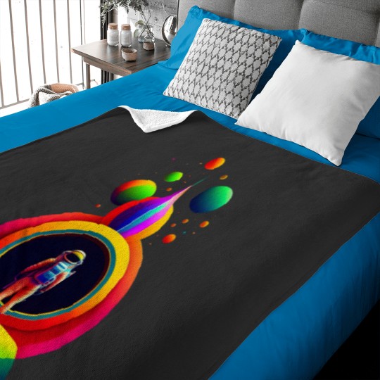 Discover cosmic sound Active Baby Blankets