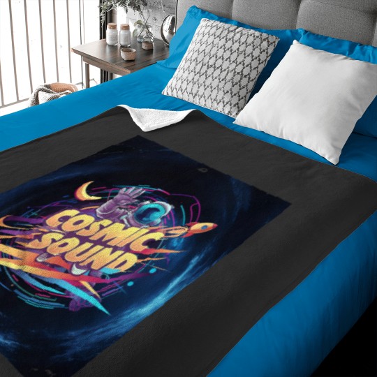 Discover Cosmic sounds Classic Baby Blankets