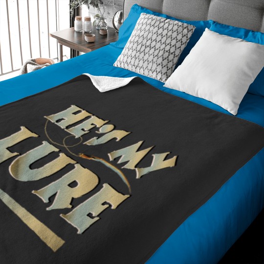 Discover He's My Lure His And Hers Fishing Matching Couples Anglers Baby Blankets