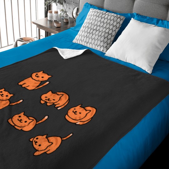 Discover Neko Atsume Orange Tabby Classic Baby Blankets
