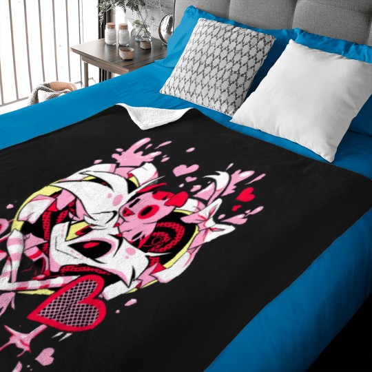 Discover Hazbin Hotel Angel Dust Baby Blankets