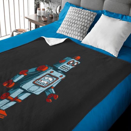 Discover Beastie Boys Robot Essentialss Baby Blankets