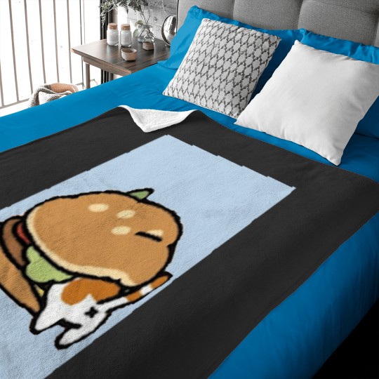 Discover Neko Atsume Cheese Burger Classic Baby Blankets
