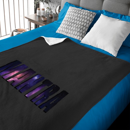 Discover Cosmic Sound Spiritualized Mantra With Galaxy Texture Classic Baby Blankets