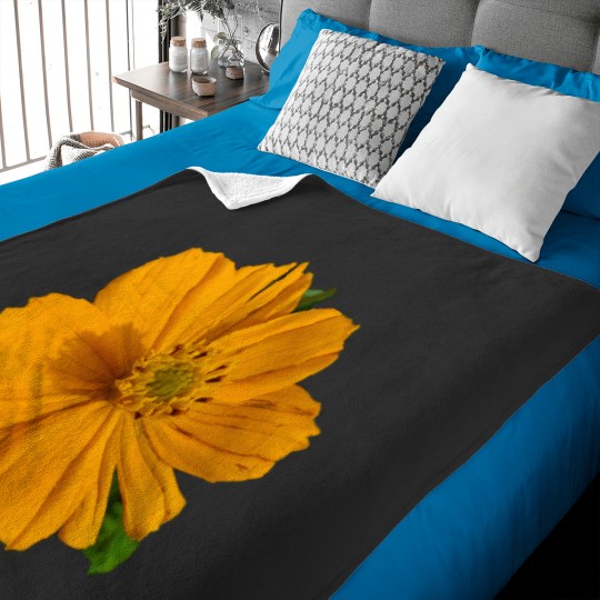 Discover Yellow Cosmos Classic Baby Blankets