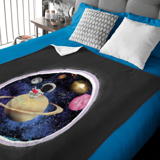 Discover cosmic sound Classic Baby Blankets