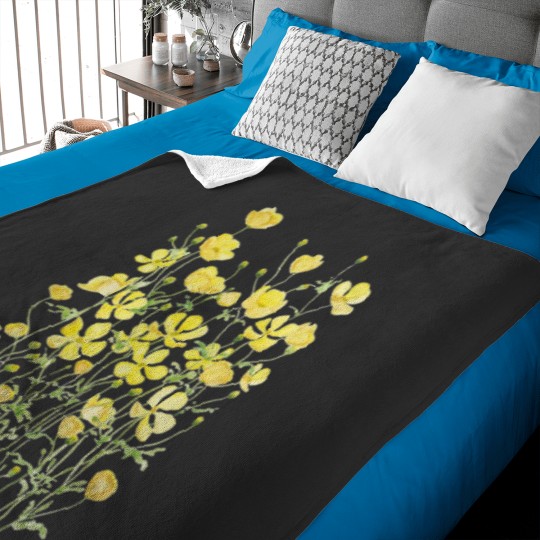 Discover Flower Pattern Classic Baby Blankets