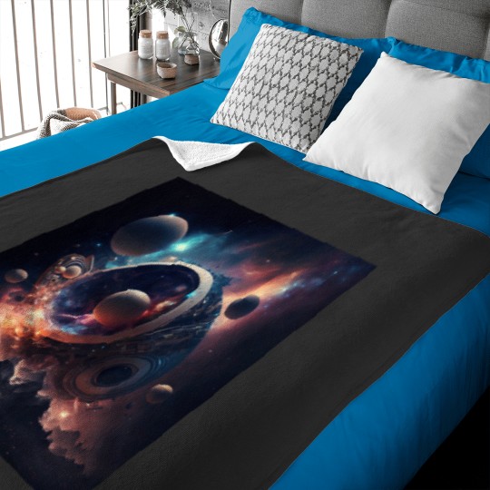 Discover cosmic sound Classic Baby Blankets