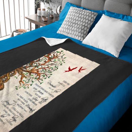 Discover In My Life Beatles Lyrics Print Baby Blankets