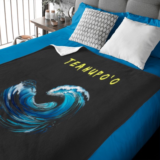 Discover Teahupo'oz 2024 surfing Olympics Tahiti  Classic Baby Blankets