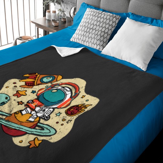 Discover Cosmic Sound Vintages Baby Blankets