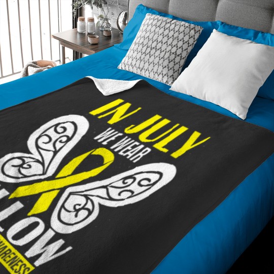 Discover Sarcoma Cancer Support Baby Blankets