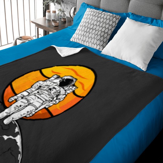 Discover cosmic sound space star man Classic Baby Blankets