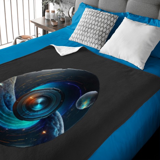 Discover cosmic sound Classic Baby Blankets
