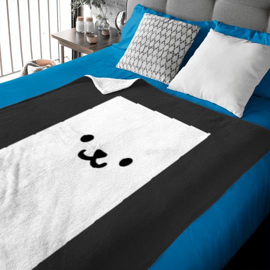 Discover Neko Atsume - Snowball Graphic Baby Blankets