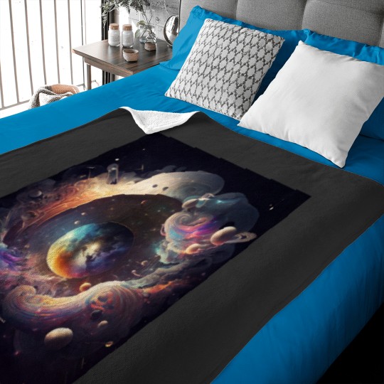 Discover cosmic sound Classic Baby Blankets