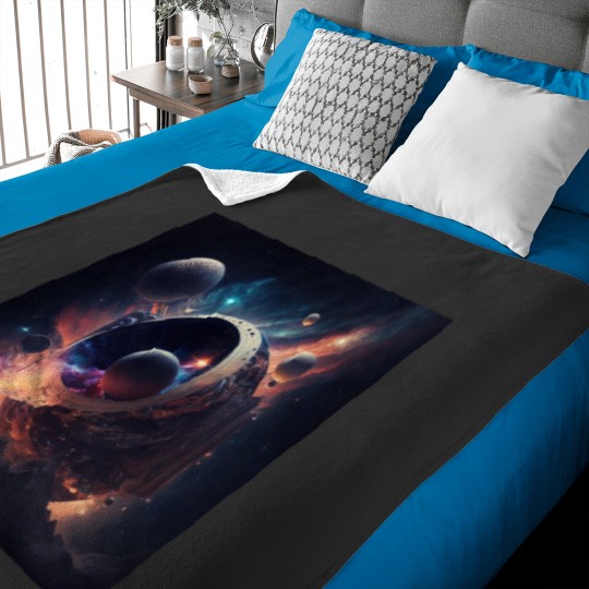 Discover cosmic sound Classic Baby Blankets