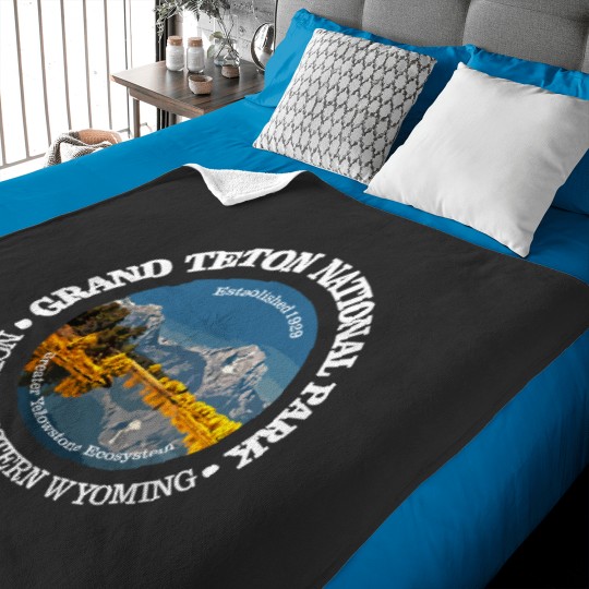 Discover Grand Teton National Park (NP) Baby Blankets
