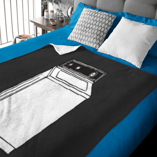 Discover White Machine Baby Blankets