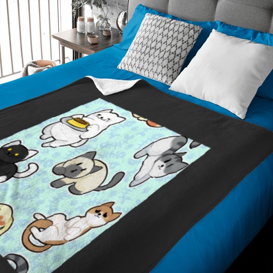 Discover Neko Atsume Pattern 2 Classic Baby Blankets