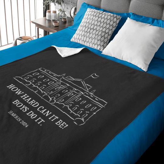 Discover How Hard Can it Be? Boys Do it Kamala Harris 2024 Baby Blankets, Kamala 2024