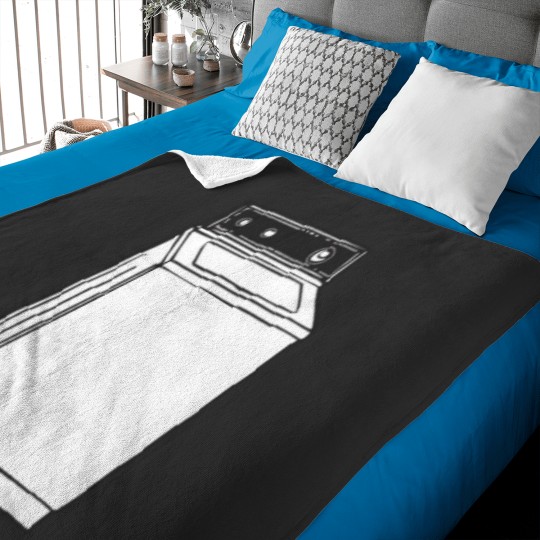 Discover white logo Baby Blankets