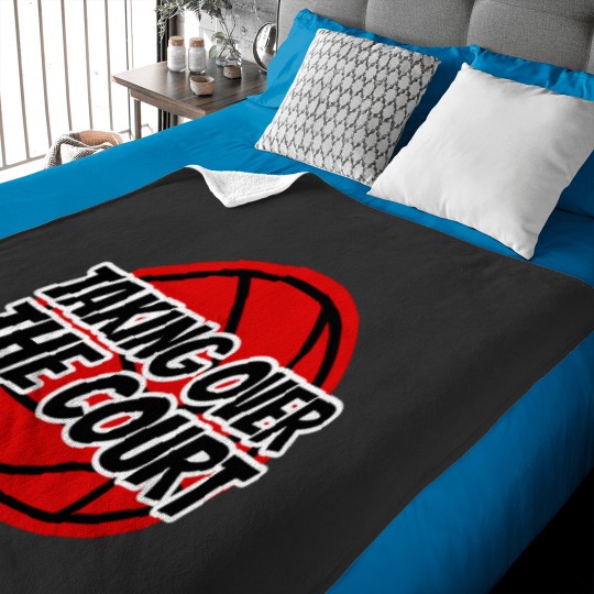 Discover Taking over the Court - Basketball design Classic Baby Blankets