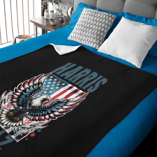 Discover Harris Walz Baby Blankets, Kamala Harris Walz 2024 Baby Blankets, Madam President Baby Blankets