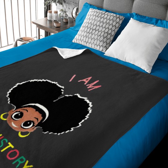 Discover I Am The Strong African Queen girls Black History Month Baby Blankets