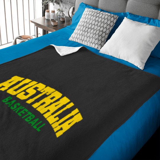 Discover Australia Basketball Classic Baby Blankets