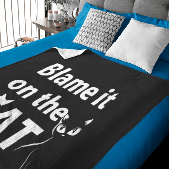 Discover Blame it on the Cat Funny Dog Lovers Baby Blankets