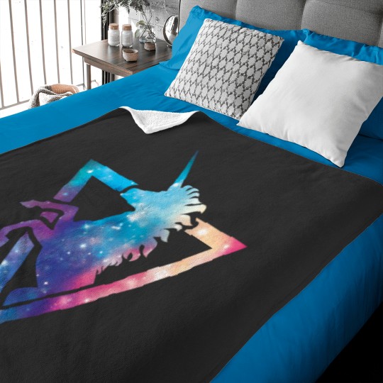 Discover Galaxy Unicorns Baby Blankets