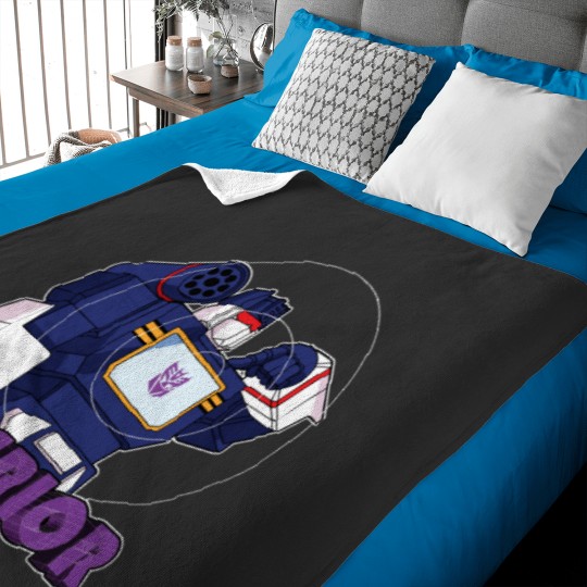 Discover Soundwave Superior (bust) - for dark shirts Essential Baby Blankets