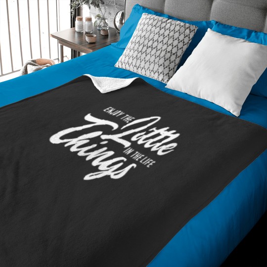 Discover Enjoy the little things in your life Baby Blankets