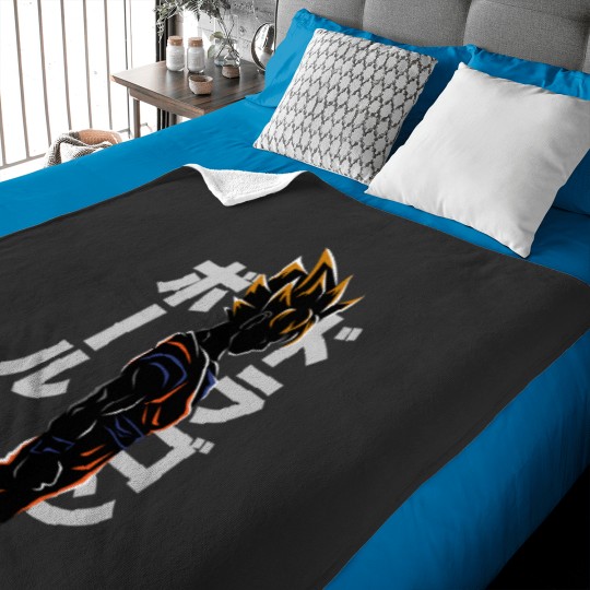Discover Katakana SSJ Baby Blankets