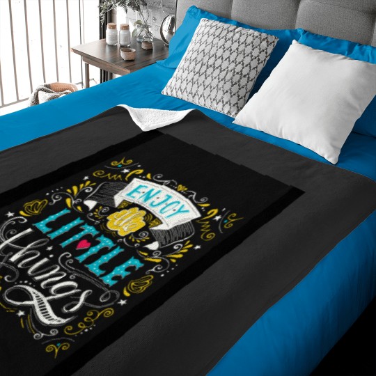Discover Enjoy The Little Things Baby Blankets