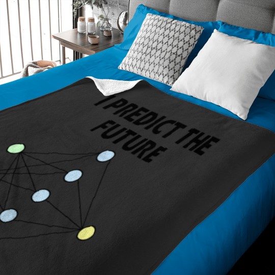 Discover Neural Network Machine Learning Predict The Future! Baby Blankets