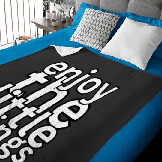 Discover enjoy the little things Baby Blankets