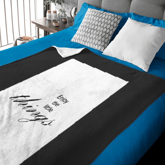 Discover enjoy the little things Baby Blankets