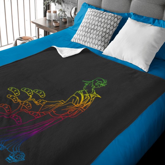 Discover NMH3 083 - DEATH GEISHA [Vector RAINBOW] Essential Baby Blankets